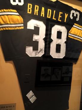 Bradley's signed jersey